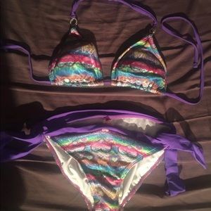 Purple bikini